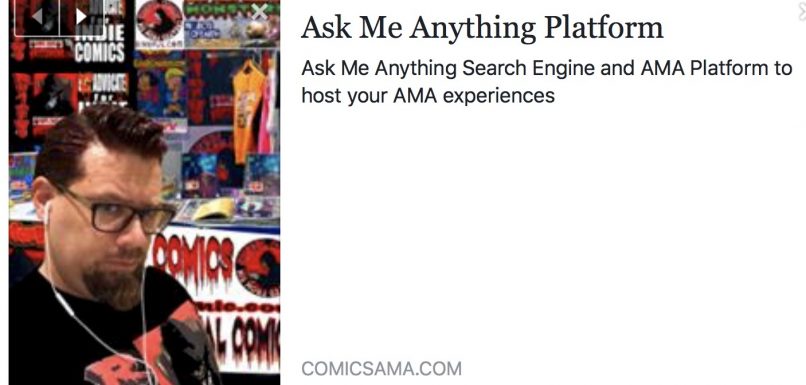 Ask Mr Andersin anything you want about Creating and or Promoting Comics on AMA