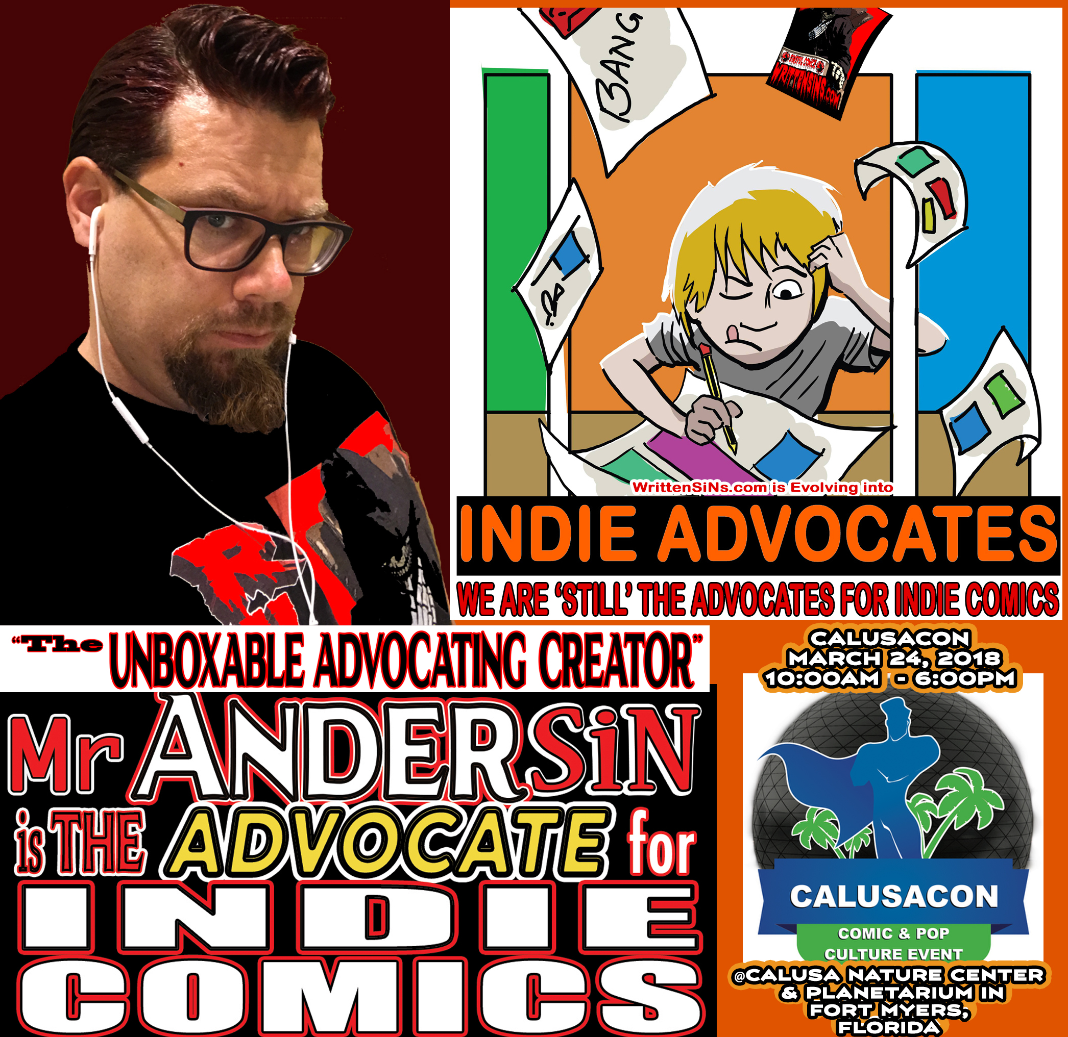 Mr Andersin Appeared in CalusaCon MARCH 24TH TABLE 14 & A PANEL AT 11 AM IN IONA ROOM