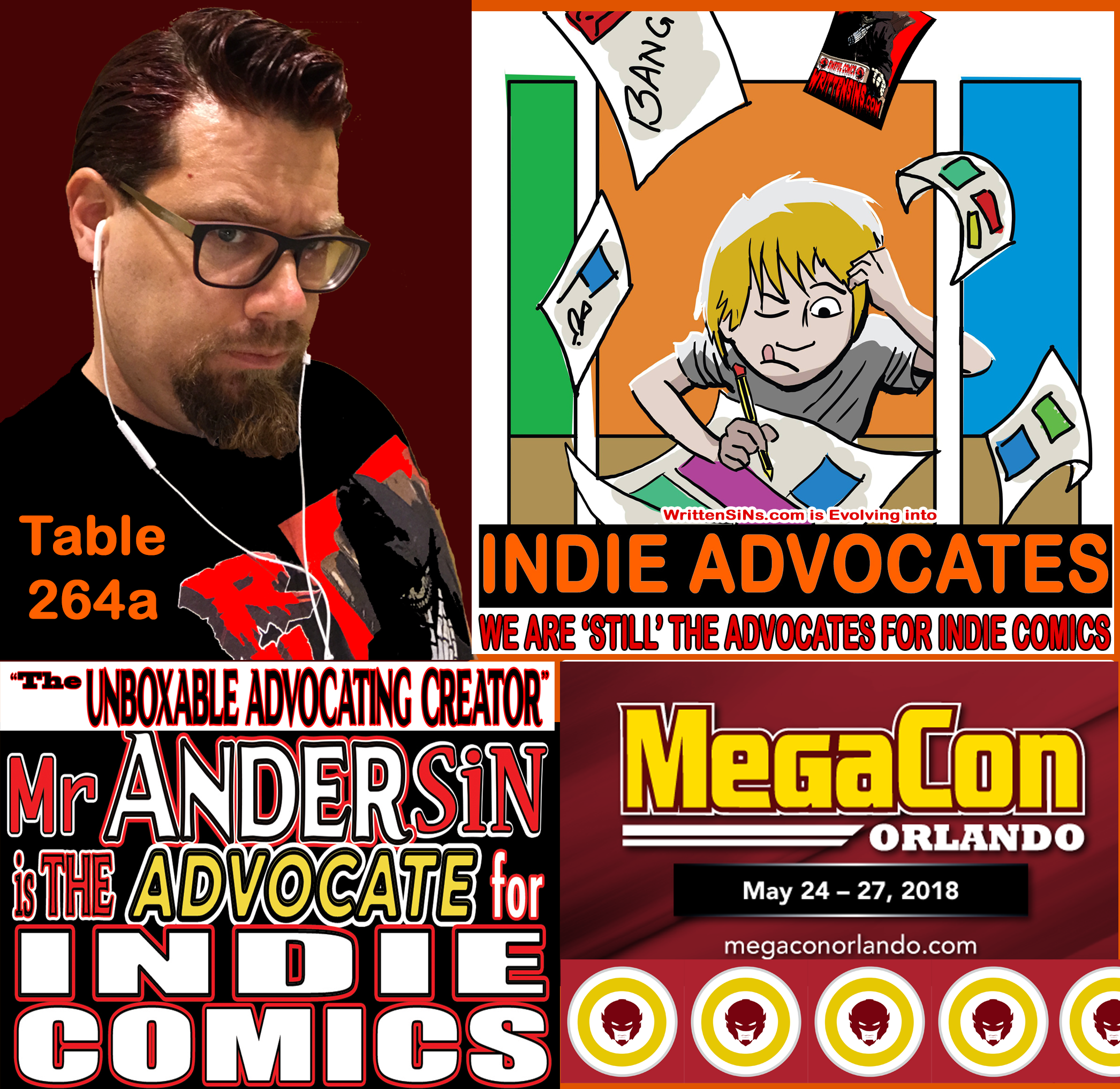 Mr Andersin’s Appeared at MEGA CON in Orlando Florida